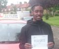  Elthan with Driving test pass certificate